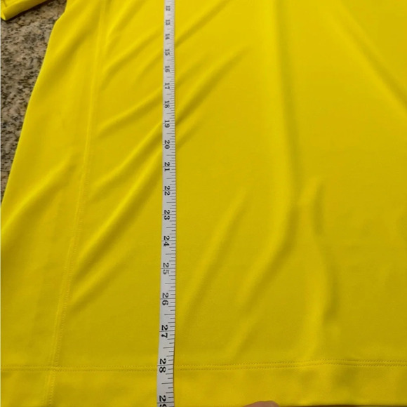 Nike Men Large Golf Tour Performance Polo - Yellow - Picture 6 of 6